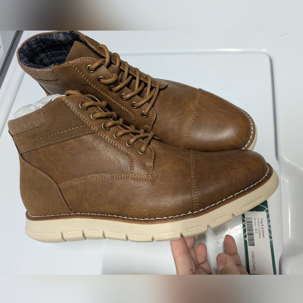 Flag & Anthem Mens Brown Boots New